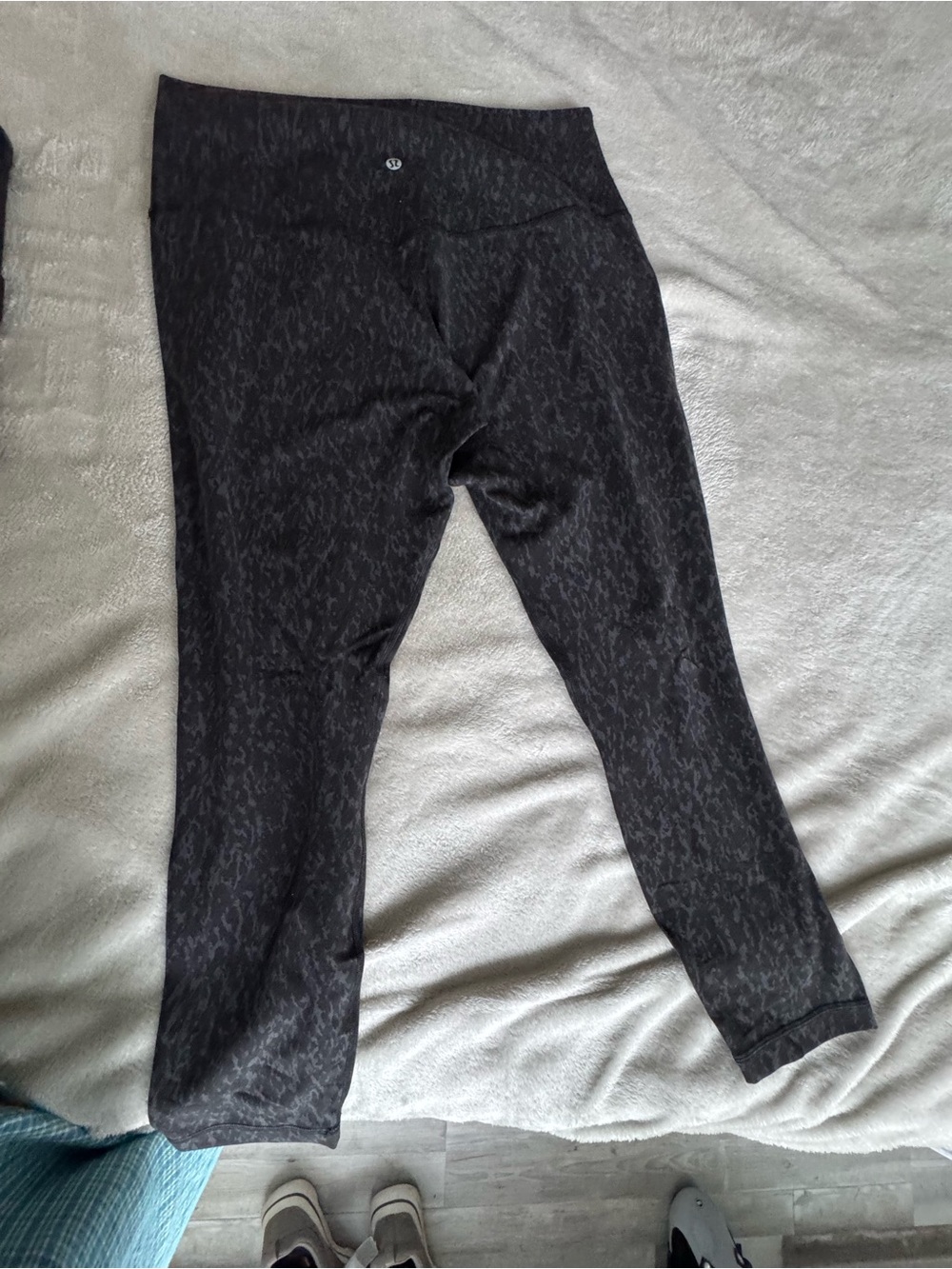 lululemon athletica Black Subtle Print Leggings